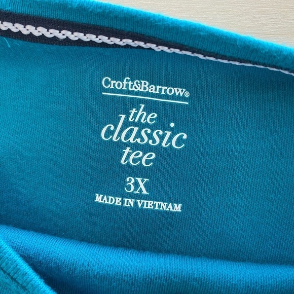 Croft & Barrow Classic Tee size 3X (DQ) - Picture 4 of 7